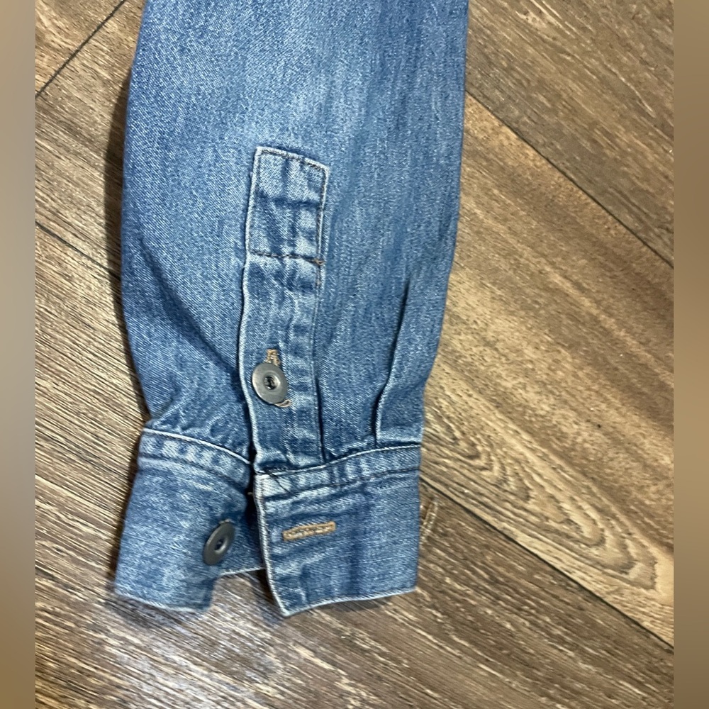 Vintage Calvin Klein Sport Denim Jumpsuit Small 90s Blue Utility Coverall - Picture 5 of 11